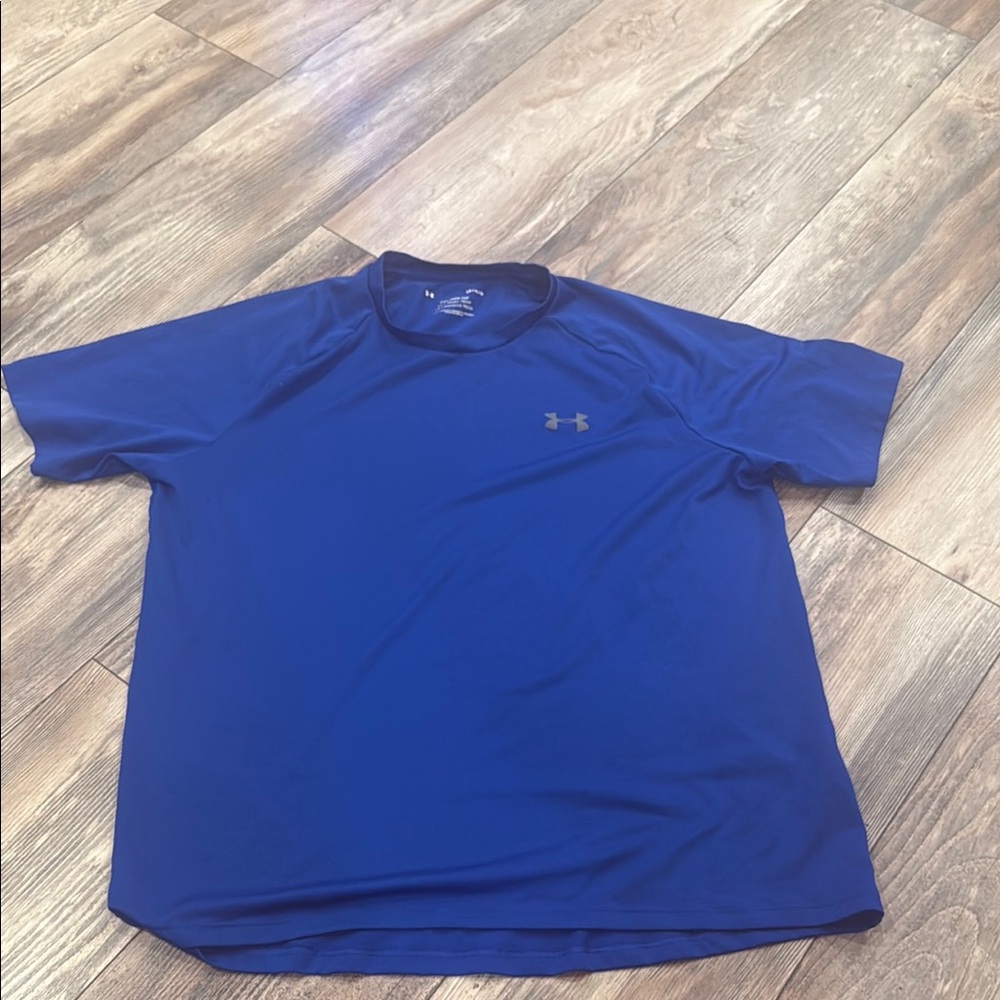 Underarmor LG Blue Short Sleeve Tee